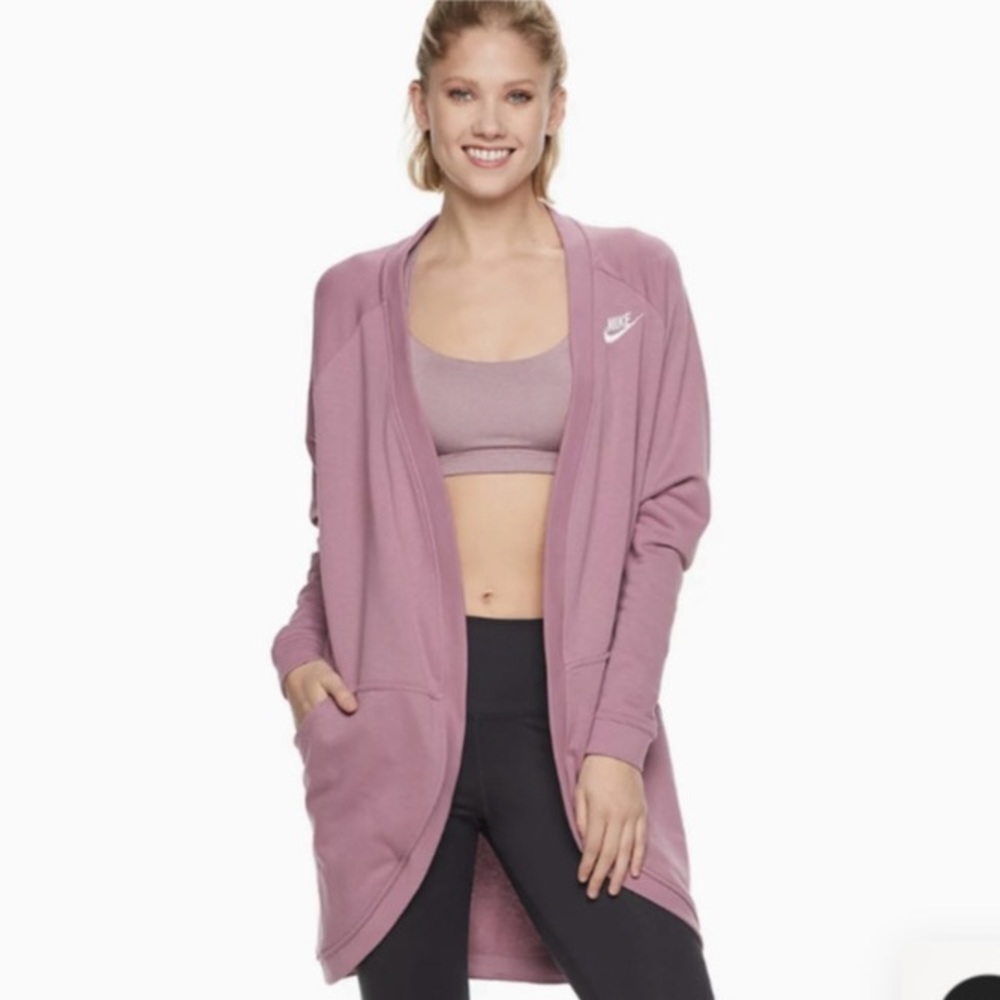 Nike Women's Sportswear Rally Relaxed Fleece Cardigan